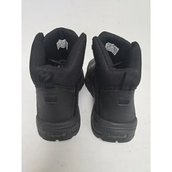 Timberland Men's Mid-Cut White Ledge WP Hiking Boots 12122 Black Size 11M